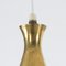 Danish Brass Pendant Lamps by Bengt Hjerting for Lyfa, 1950s, Set of 2 5
