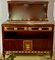 Art Deco Buffet in Mahogany, Gilded Bronzes and White Marble 1