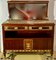 Art Deco Buffet in Mahogany, Gilded Bronzes and White Marble 2