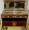 Art Deco Buffet in Mahogany, Gilded Bronzes and White Marble 3