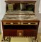 Art Deco Buffet in Mahogany, Gilded Bronzes and White Marble, Image 3