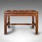 Edwardian English Oak Luggage Rack or Nightstand, 1910s, Image 3