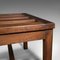 Edwardian English Oak Luggage Rack or Nightstand, 1910s, Image 7