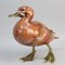 Duck Sculpture in Resin and Bronze, 1970s 1