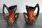 Fat Lava Vase from Vallauris, France, 1950s, Set of 2 1