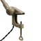 Vintage French Industrial Brown Machinist Lamp from Lumina 4