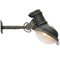Industrielle Wandlampe aus Gusseisen & Milchglas von Crouse Hinds, Kanada, 1950er 2