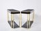 Black Lacquered Console Tables with Brass Details, by Jean Claude Mahey for Maison Roméo, 1970s, Set of 2, Image 3