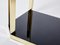 Black Lacquered Console Tables with Brass Details, by Jean Claude Mahey for Maison Roméo, 1970s, Set of 2, Image 9