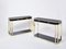 Black Lacquered Console Tables with Brass Details, by Jean Claude Mahey for Maison Roméo, 1970s, Set of 2, Image 15