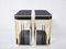 Black Lacquered Console Tables with Brass Details, by Jean Claude Mahey for Maison Roméo, 1970s, Set of 2, Image 5