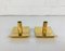 Bougeoirs No. 70 Scandinaves en Laiton par Pierre Forsell pour Skultuna, 1960s, Set de 2 1