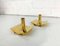 Scandinavian No. 70 Candleholders in Brass by Pierre Forsell for Skultuna, 1960s, Set of 2, Image 4