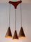 Large Scandinavian Modern Copper Pendant Lamp, 1950s 7