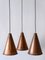 Large Scandinavian Modern Copper Pendant Lamp, 1950s 9