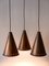 Large Scandinavian Modern Copper Pendant Lamp, 1950s 10