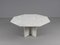 Italian White Carrara Marble Coffee Table, 1970s 5