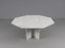 Italian White Carrara Marble Coffee Table, 1970s, Image 5