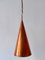 Copper Pendant Lamp by E. S. Horn Aalestrup, Denmark, 1950s 10