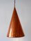 Copper Pendant Lamp by E. S. Horn Aalestrup, Denmark, 1950s 17