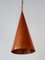 Copper Pendant Lamp by E. S. Horn Aalestrup, Denmark, 1950s 1