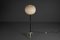 Dreibein Stehlampe mit Cocoon Schirm, 1950er 4