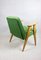 366 Lounge Chair in Light Green Velvet by Józef Chierowski, 1970s 4