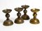 Large Mid-Century Candlesticks in Brass, 1950s, Set of 4, Image 2