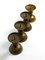 Large Mid-Century Candlesticks in Brass, 1950s, Set of 4, Image 4