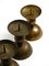 Large Mid-Century Candlesticks in Brass, 1950s, Set of 4, Image 17