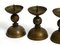 Large Mid-Century Candlesticks in Brass, 1950s, Set of 4, Image 19