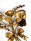 Candelabros florentinos grandes de metal dorado, años 50. Juego de 2, Imagen 14