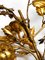 Candelabros florentinos grandes de metal dorado, años 50. Juego de 2, Imagen 11