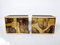 Buffets de latón oxidado de Isabelle & Richard Faure, años 70. Juego de 2, Imagen 14