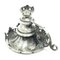 Biedermeier Silver Candleholder, Austro-Hungarian Empire, 1890s, Image 6
