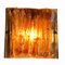 Square Wall Light in Murano Glass from Mazzega, 1970s 18