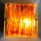 Square Wall Light in Murano Glass from Mazzega, 1970s 12