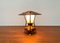 Lámpara de mesa trípode pequeña de cobre, años 50, Imagen 2