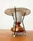 Lámpara de mesa trípode pequeña de cobre, años 50, Imagen 1