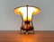 Kleine Kupfer Dreibein Tischlampe, 1950er 10