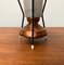 Lámpara de mesa trípode pequeña de cobre, años 50, Imagen 14