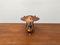 Lámpara de mesa trípode pequeña de cobre, años 50, Imagen 3