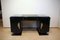 Small Art Deco Desk in Mahogany, Black Lacquer & Nickel, France, 1930s 5