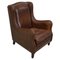 Vintage Dutch Cognac Colored Leather Club Chair, Image 1