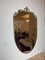Consolle in ottone e marmo con specchio, Italia, anni '50, Immagine 12