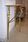 Italian Console Table in Brass and Marble with Mirror, 1950s 6