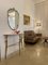 Consolle in ottone e marmo con specchio, Italia, anni '50, Immagine 3