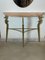 Italian Console Table in Brass and Marble with Mirror, 1950s 17