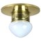 Jugendstil Messing Deckenlampe, 1900er 1