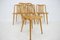 Beech Dining Chairs by Antonin Suman, Czechoslovakia, 1960s, Set of 4 6